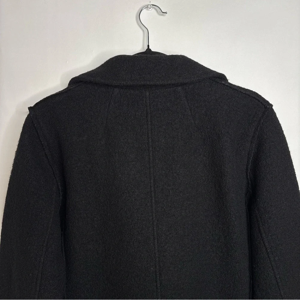 J. Crew Italian Boiled Wool Peacoat size 6